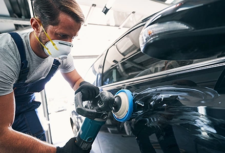 A high-quality car body repair service at Network Auto Body in Los Angeles.