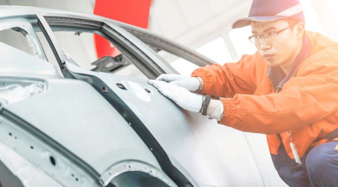The Network Auto Body shop, offering top-notch collision and auto body repair services.