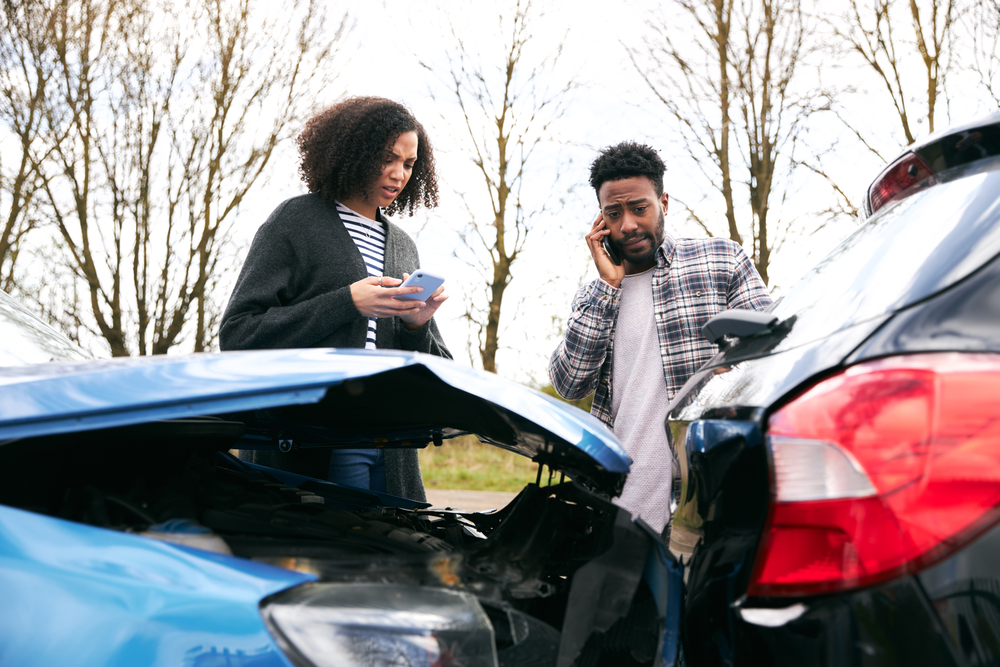 Car needs collision repair after accident