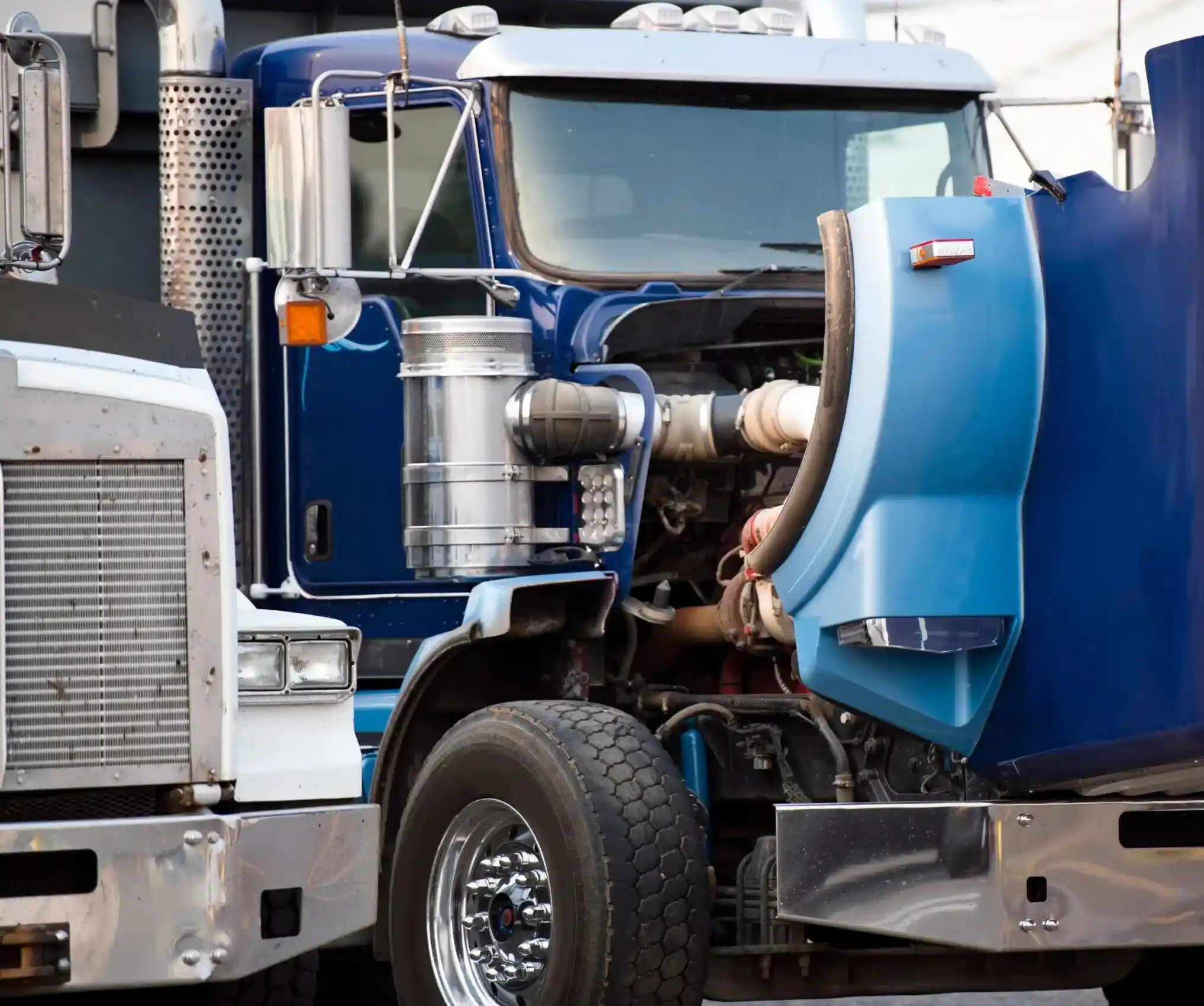 Multiple commercial vehicles representing fleet repair services that help Los Angeles businesses maintain safe, professionally repaired vehicles.